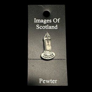 Wallace Monument Pewter Pin Badge By Images Of Scotland